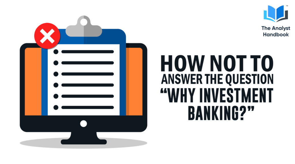 Why Investment Banking